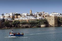 Image du Maroc Professionnelle de  La kasbah des Oudaïas de Rabat est une magnifique petite forteresse surplombant l'embouchure du fleuve Bouregreg érigée par les Almoravides pour lutter contre les tribus Berghouatas, elle séduit par sa quiétude et sa lumière.  Jeudi 6 Octobre 2011. (Photo / Abdeljalil Bounhar)
 